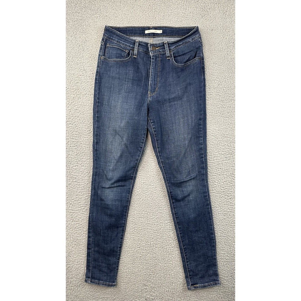 Levis 721 Jeans Womens 30 Blue High Rise Skinny Stretch Jeans 29x28